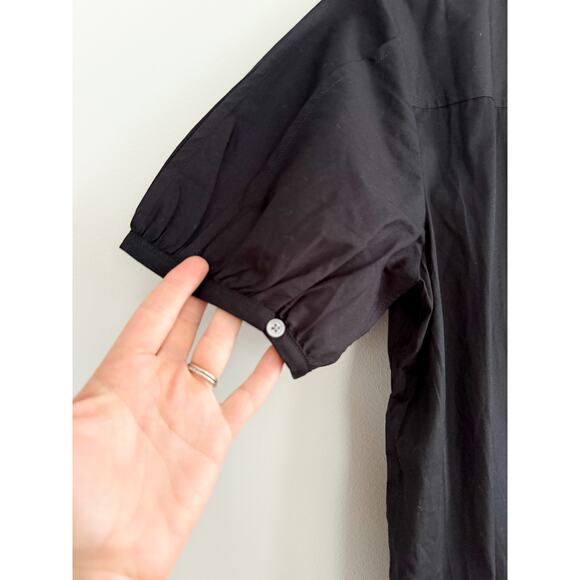 J.Crew | NWT Delilah dress in cotton poplin in Black | Sz PS - Picture 8 of 12